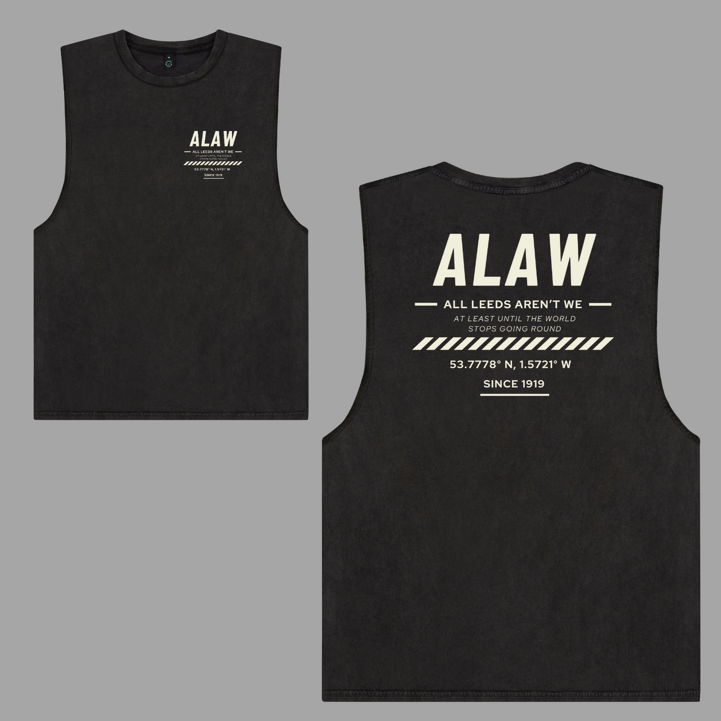 ‘ ALAW ’ Leeds Premium Vest in 2 colours