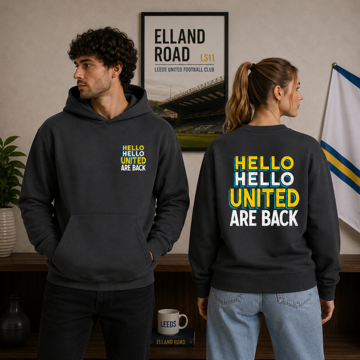 HELLO HELLO Premium Hoodie/Jumper