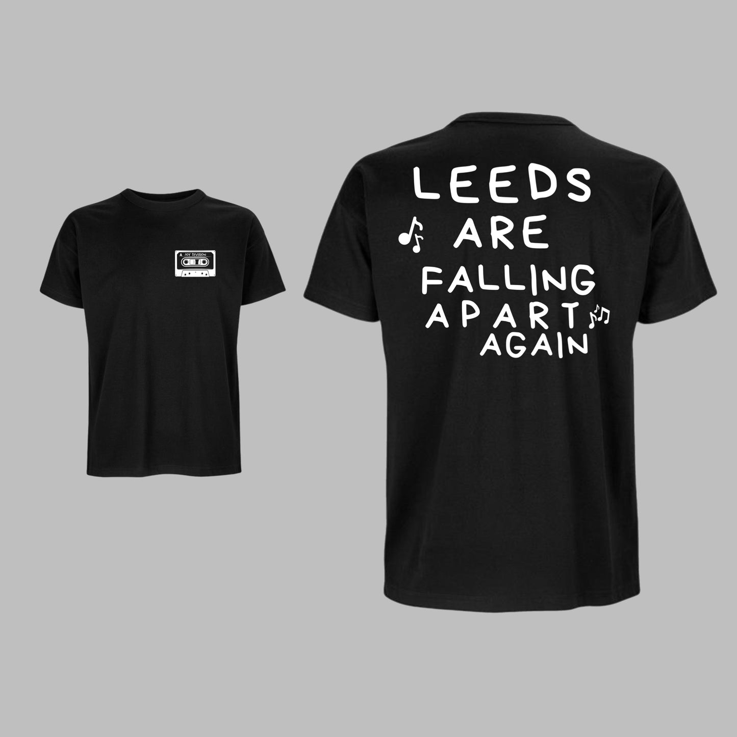 Leeds are falling apart again! Tee available in 2 colours