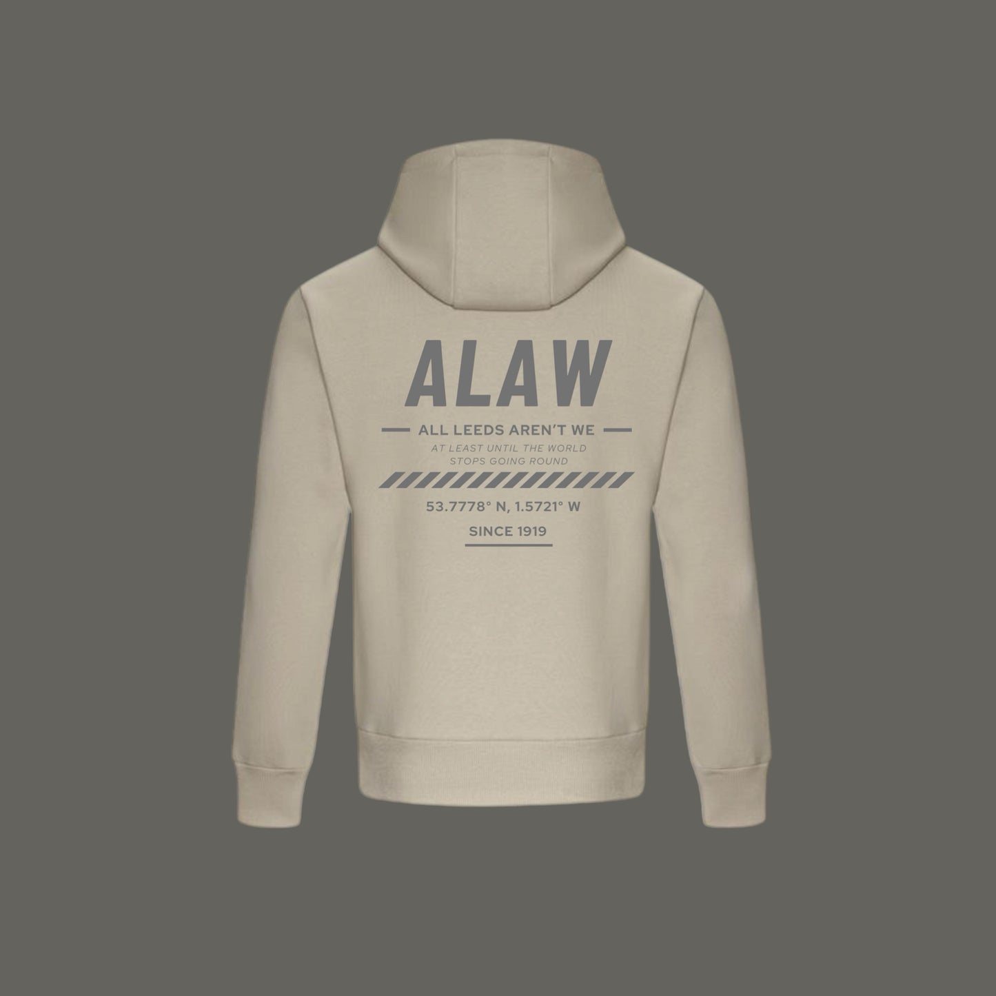 ‘ ALAW ’ Leeds Premium Stone Heavy Unisex Hoodie or Jumper