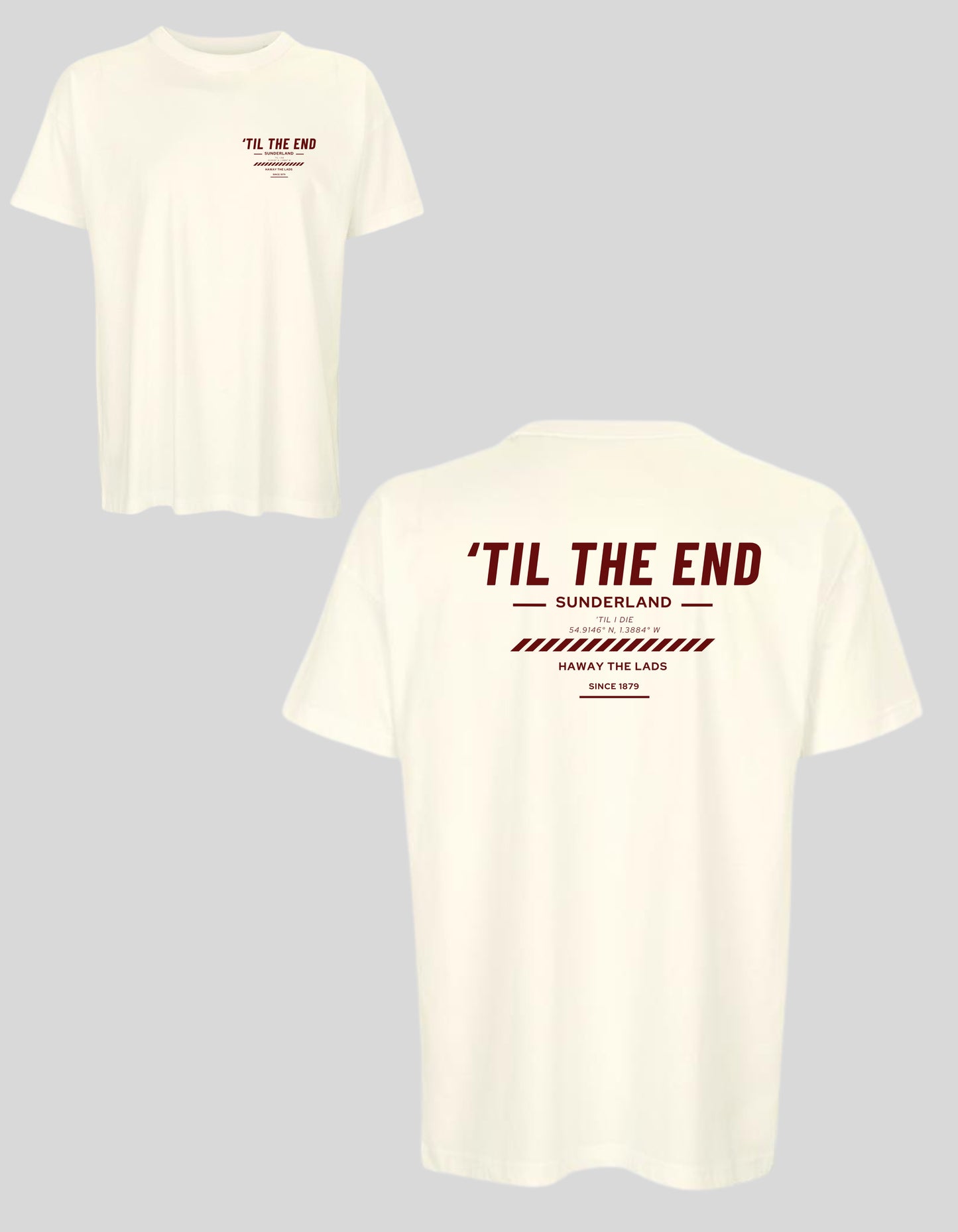 ‘ TIL THE END ’ Sunderland til i die tee in 2 colours