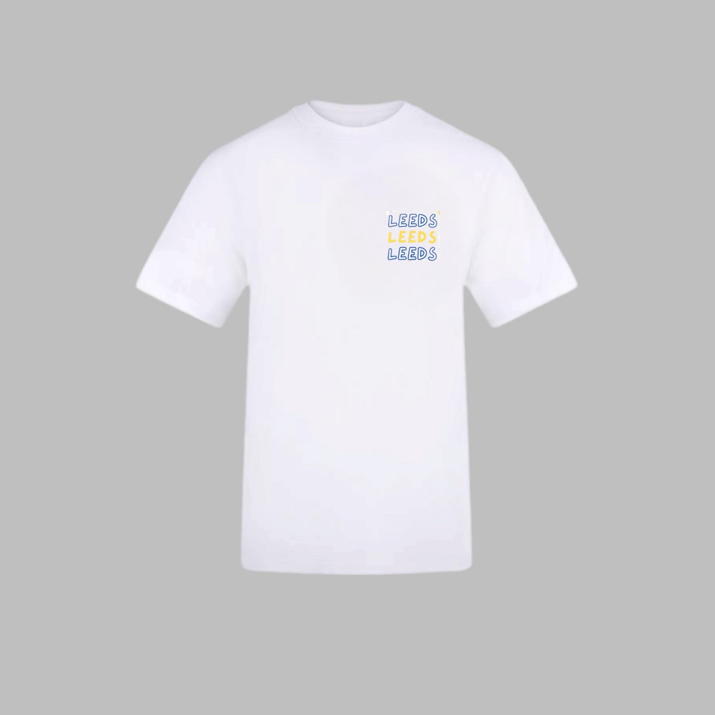 ‘ CHAMPIONS MURAL ’ Leeds United Limited edition tee White