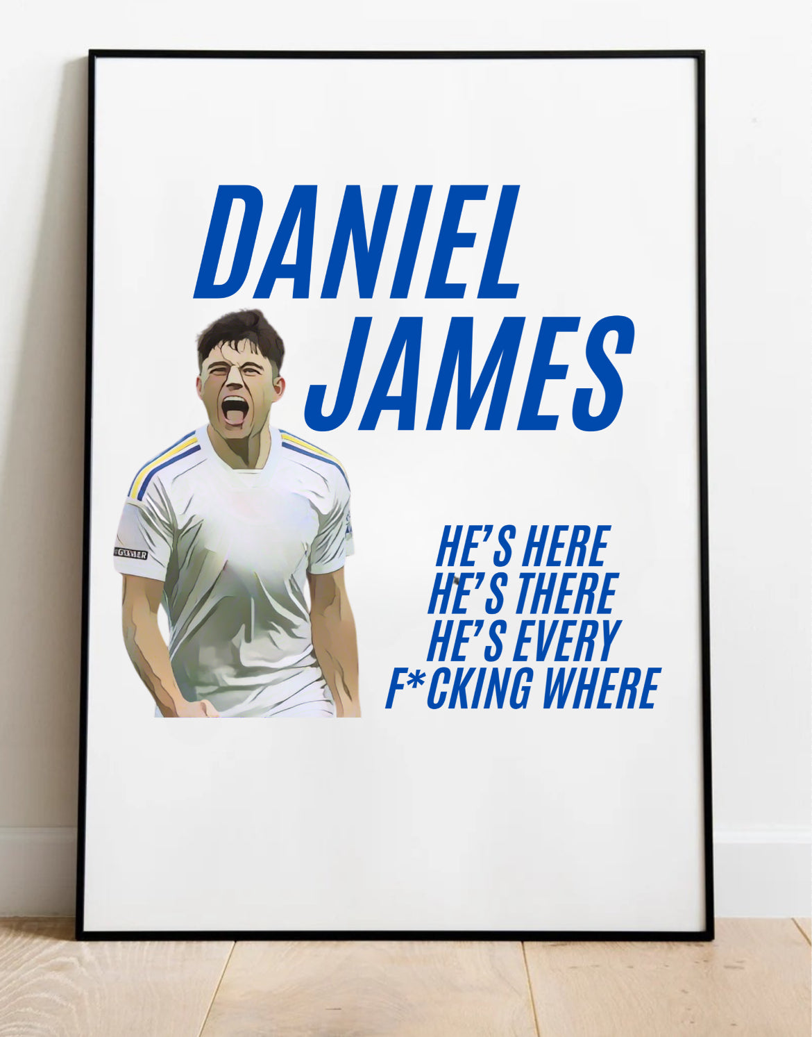 DAN JAMES Lyrics Leeds Print in various sizes