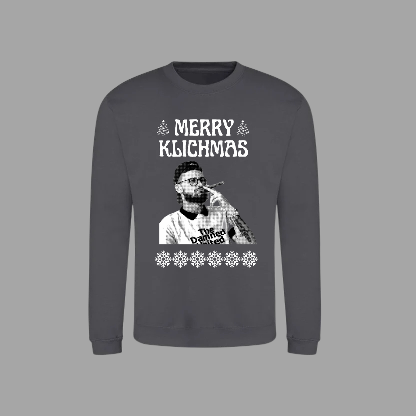 ‘ MERRY KLICHMAS’ Leeds Christmas jumper in 5 colours (plus tees)