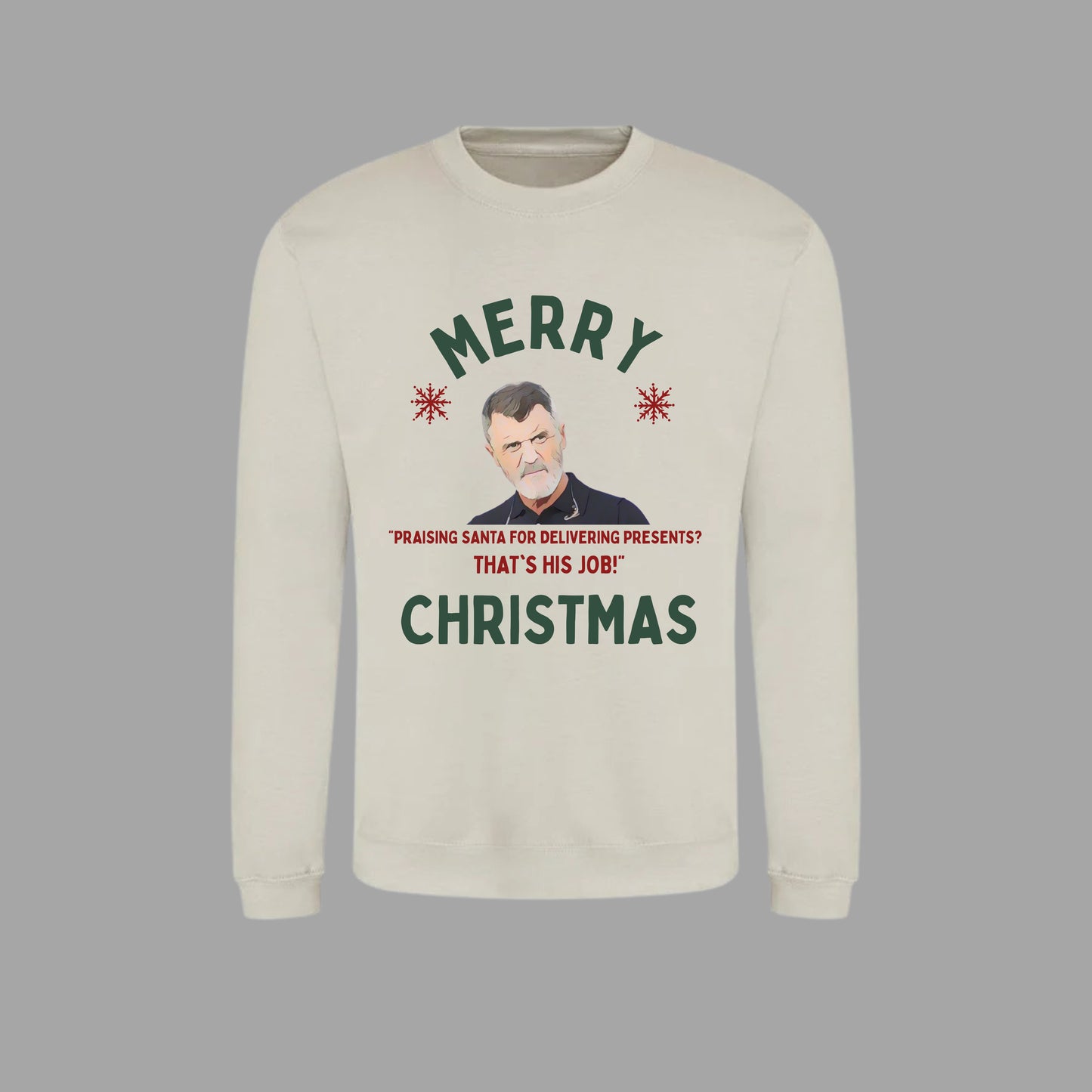 ‘ ROY KEANE’ Christmas jumper in 2 colours (plus tees)
