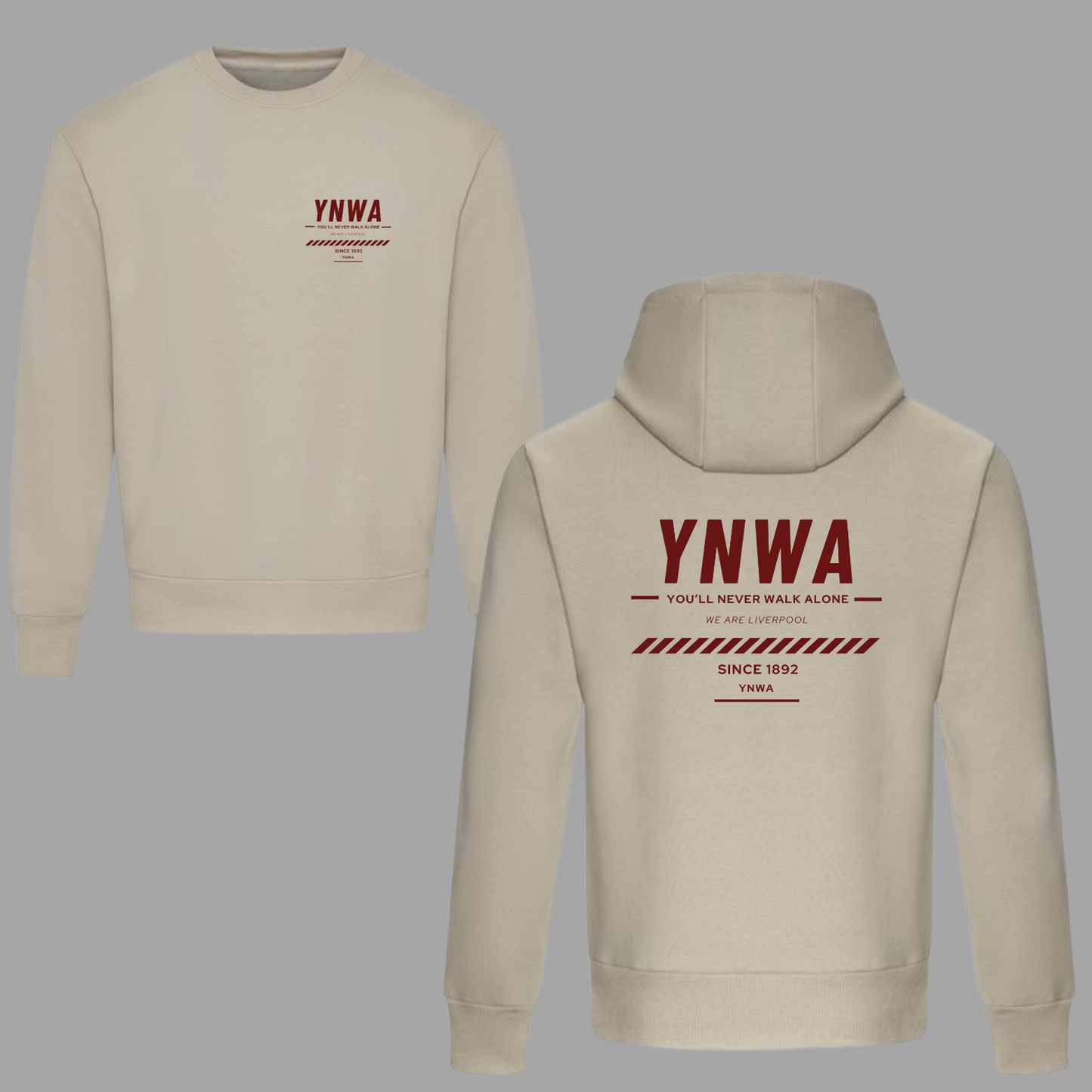 ‘ YNWA ’ Liverpool Never Walk Alone Premium Heavy Unisex Hoodie or Jumper