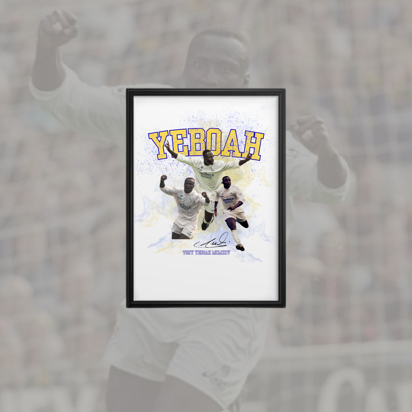 YEBOAH Leeds Legend Print in various sizes