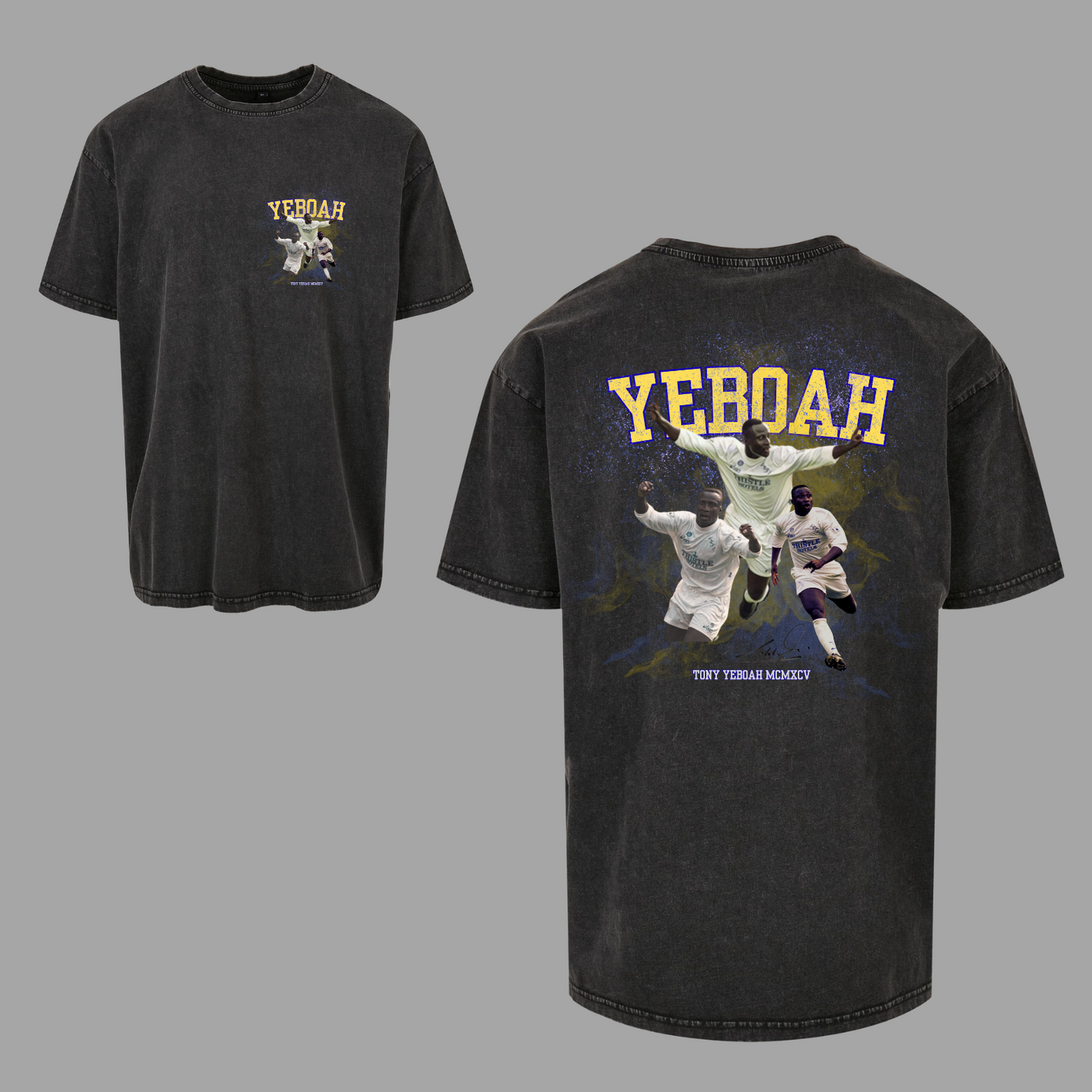 ‘ TONY YEBOAH ’ Leeds Vintage Icon Tee/Vest