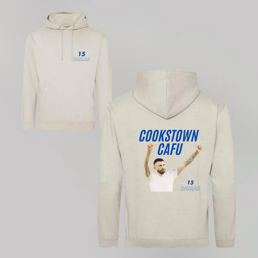 ‘ COOKSTOWN CAFU ’ Leeds Dallas Cartoon Unisex hoodie & Jumper Stone