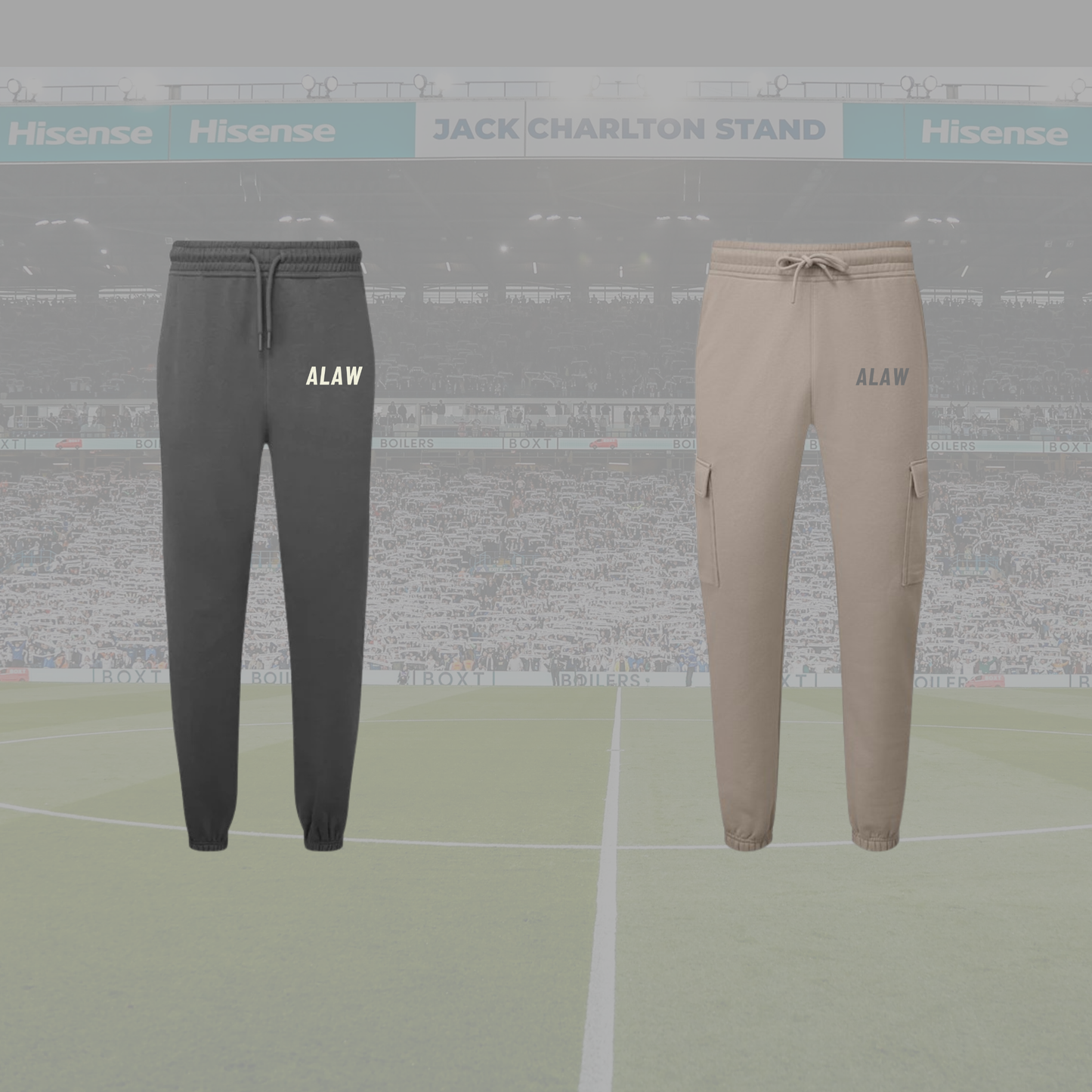 ‘ ALAW ’ Leeds Premium Joggers in two styles and 4 colour ways