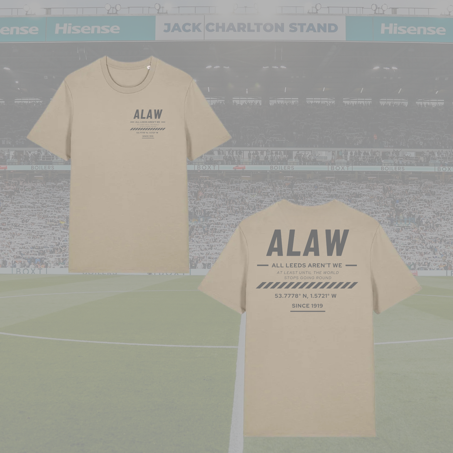 ‘ ALAW ’ Leeds Premium Tee neutral colours