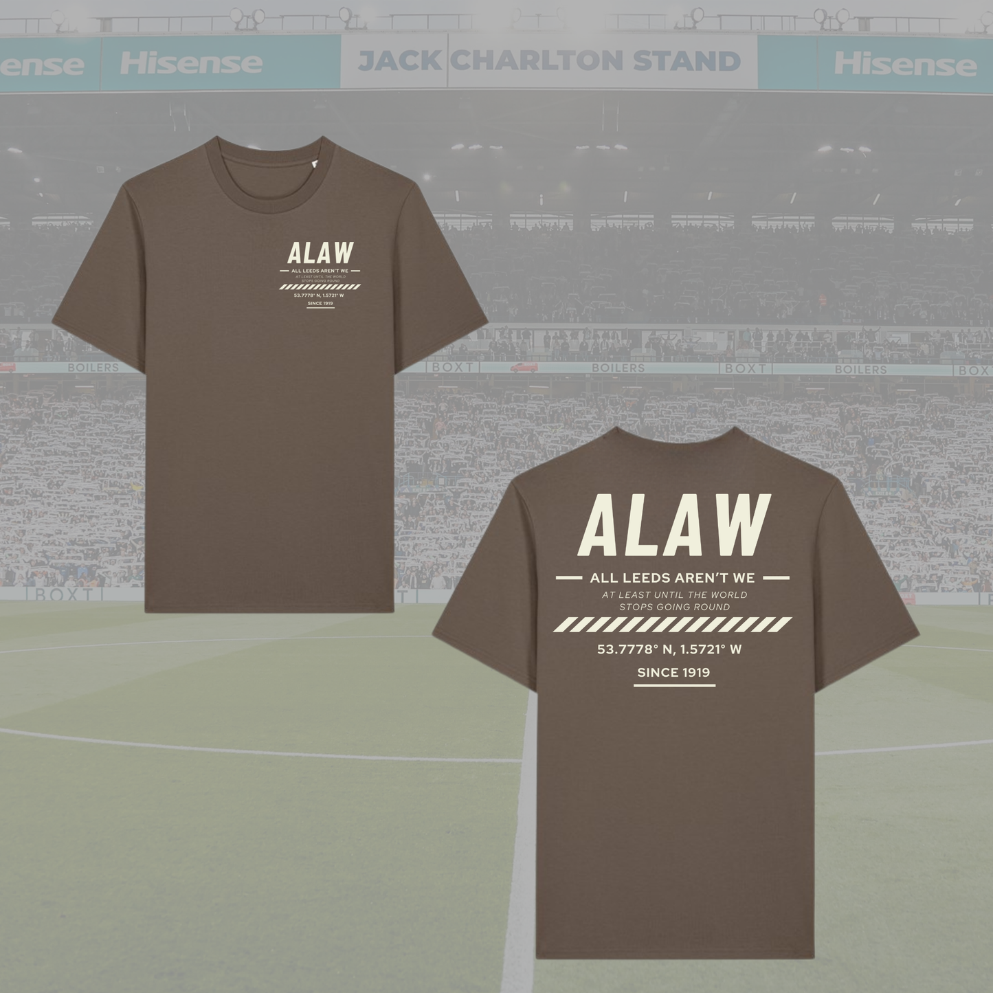 ‘ ALAW ’ Leeds Premium Tee neutral colours