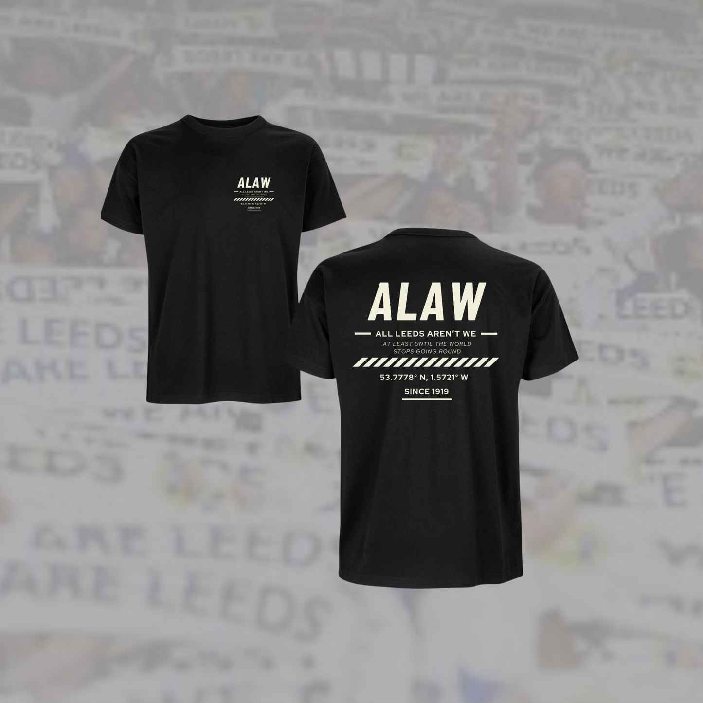 ‘ ALAW ’ Leeds Premium Heavy Oversized Tee in 3 colours