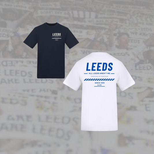 ‘ LEEDS ’ Statement tee in 3 colours