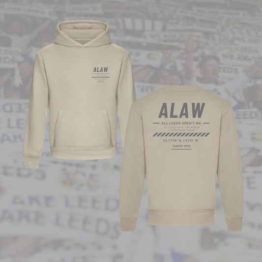 ‘ ALAW ’ Leeds Premium Stone Heavy Unisex Hoodie or Jumper