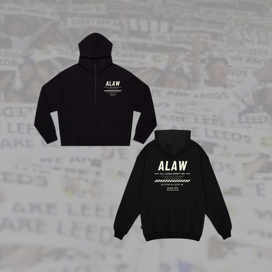 ‘ ALAW ’ Leeds Premium Heavy Half Zip Hoodie