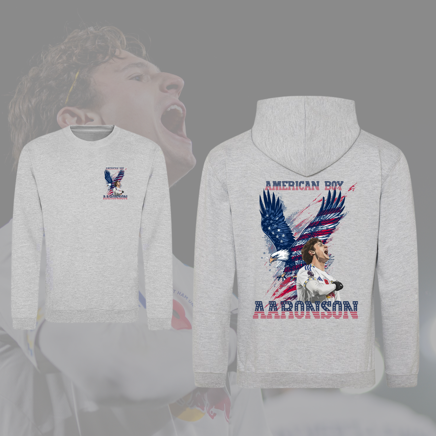 ‘ AMERICAN BOY ’ Brenden Aaronson Leeds Everyday Jumper/Hoodie
