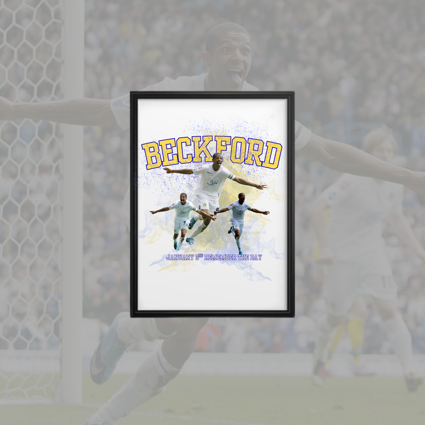 BECKFORD Leeds Legend Print in various sizes