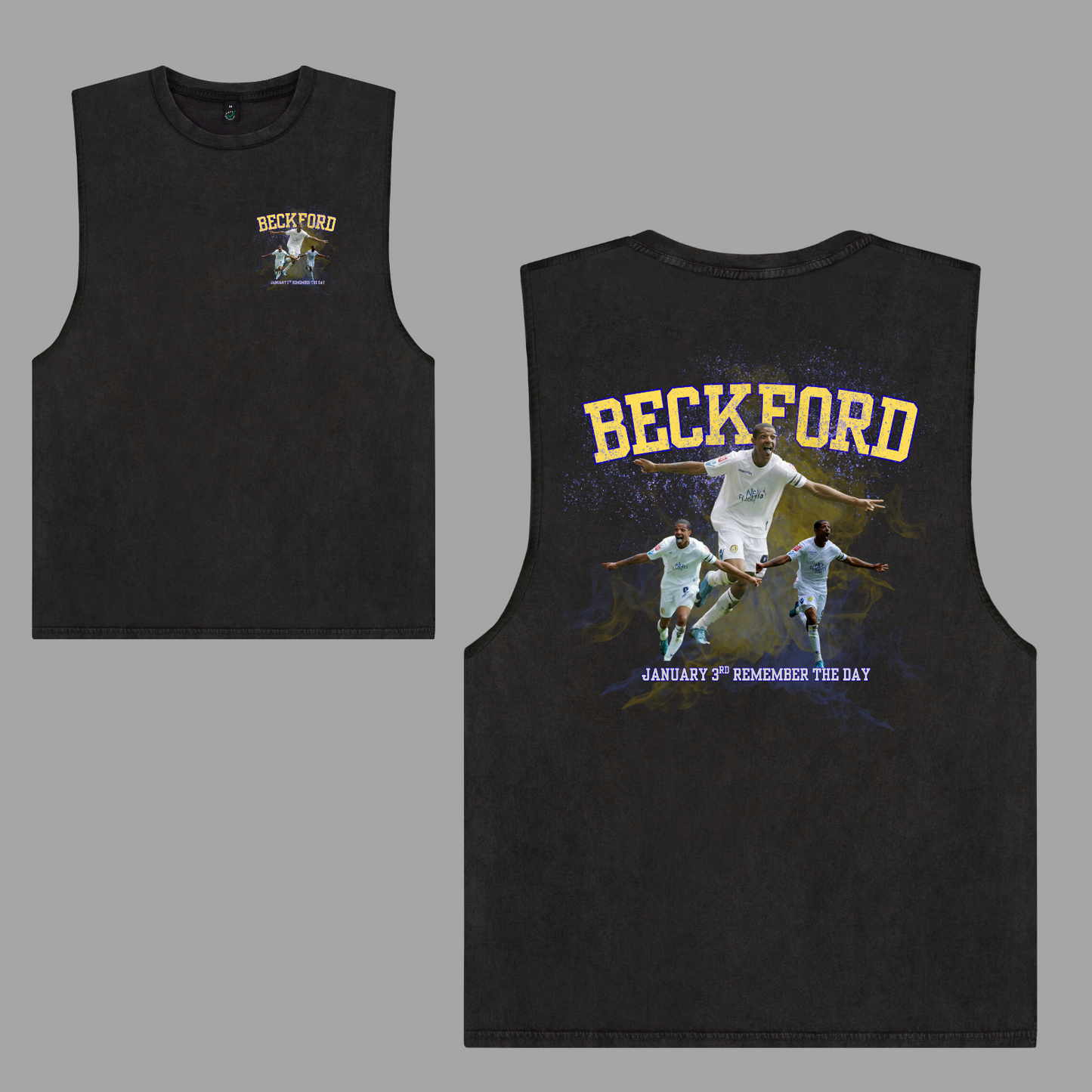 ‘ BECKFORD ’ January 3rd Leeds Vintage Icon Tee/Vest