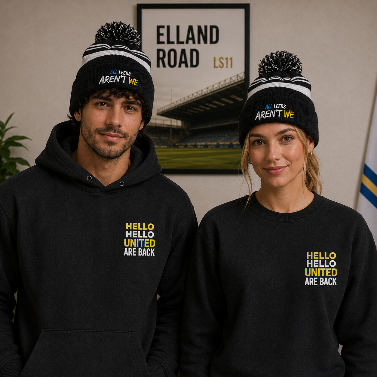 ALAW Graffiti Beanie Bobble Hat