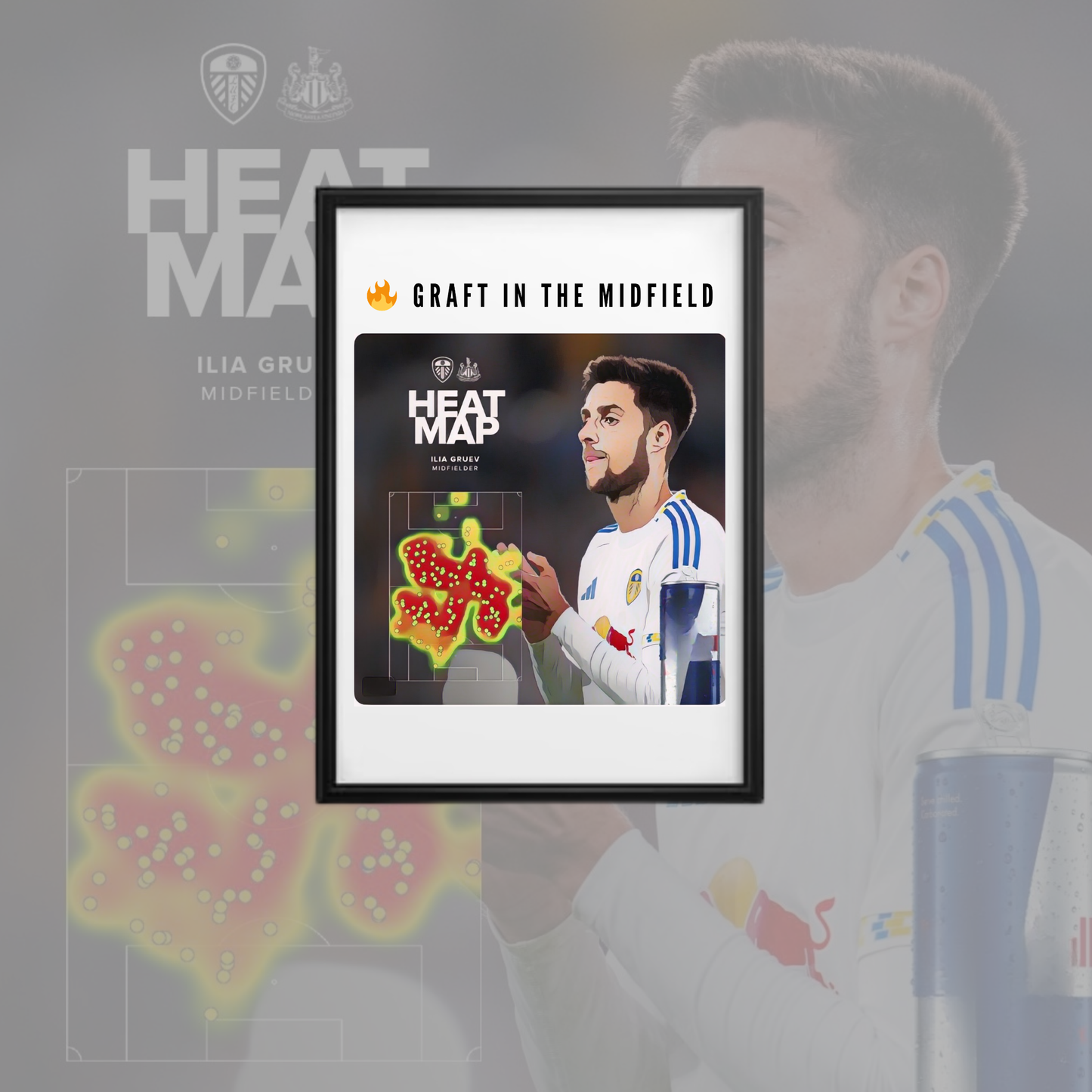 GRUEV Leeds Heat Map Print in various sizes