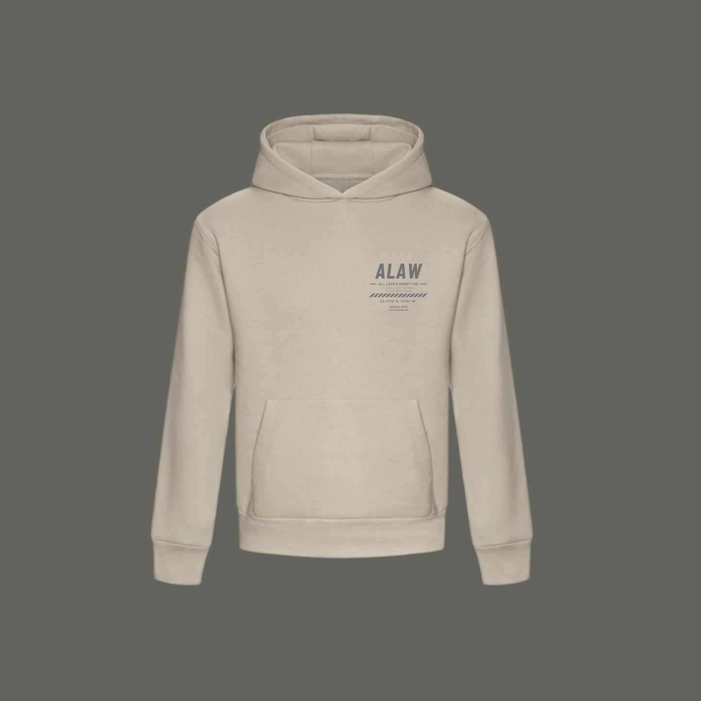 ‘ ALAW ’ Leeds Premium Stone Heavy Unisex Hoodie or Jumper