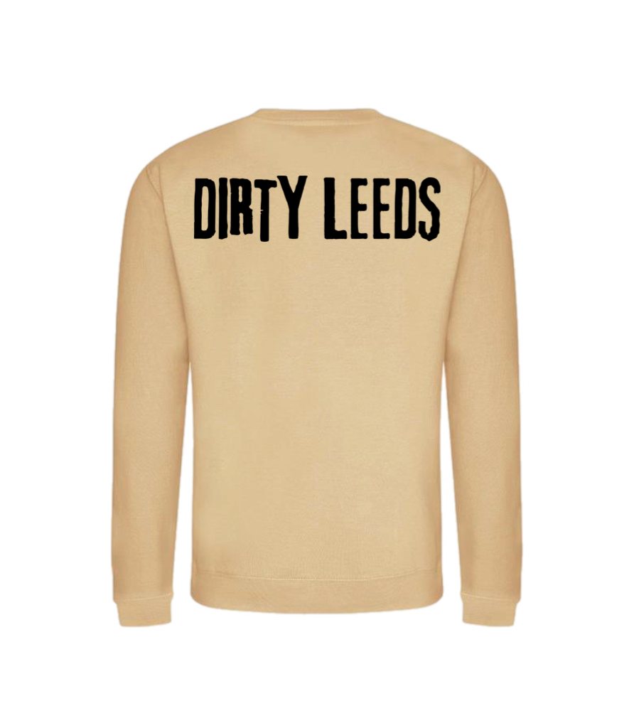 ‘ DIRTY LEEDS ’ Unisex hoodie & Jumper in desert sand