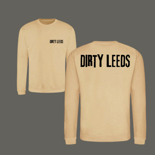 ‘ DIRTY LEEDS ’ Unisex hoodie & Jumper in desert sand