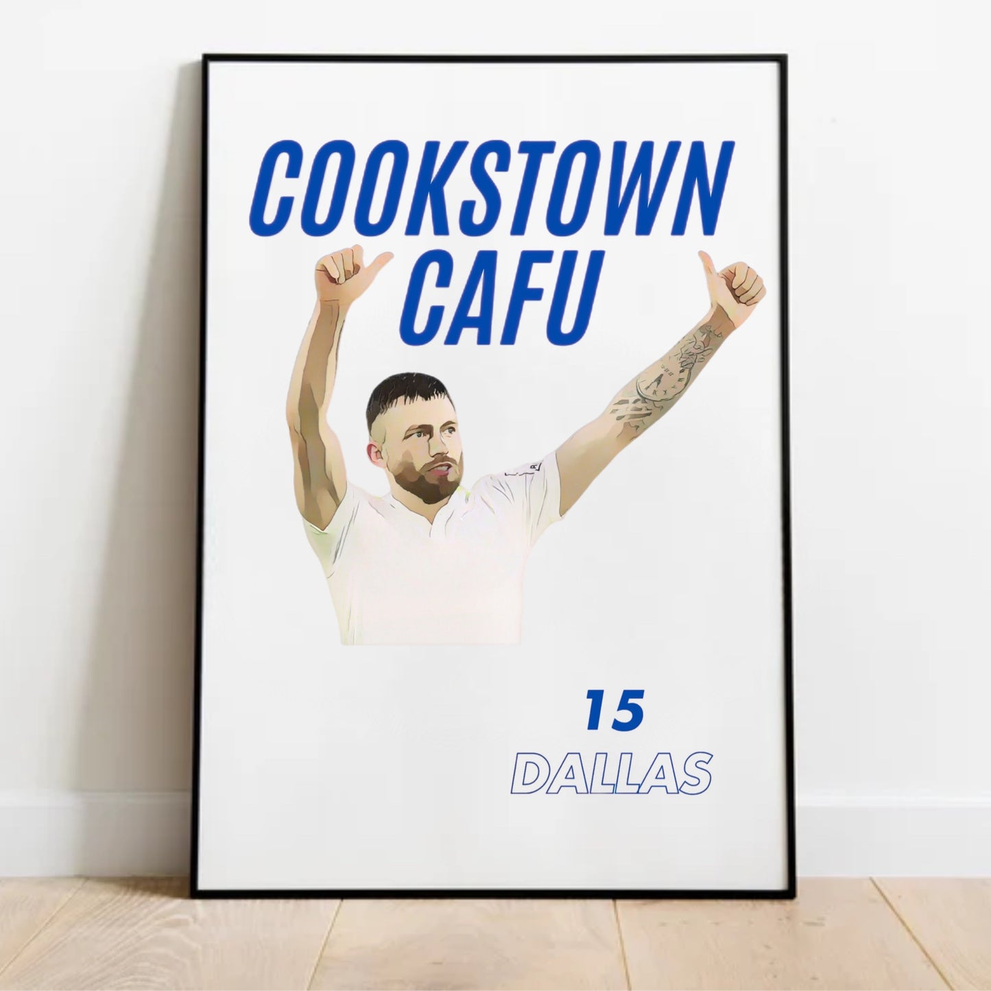 DALLAS Lyrics Leeds Print