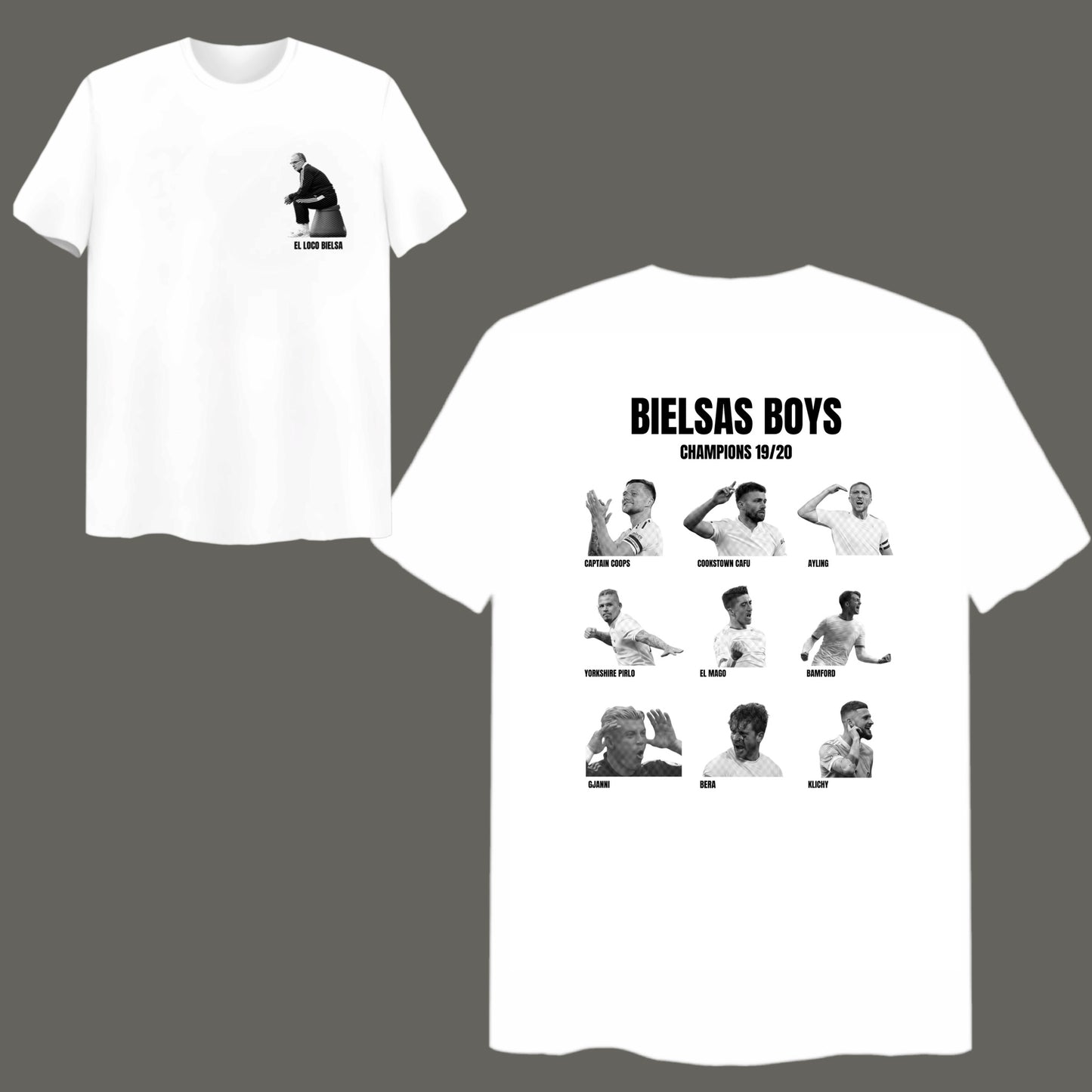 BIELSAS BOYS Icon Unisex Regular Fit White T-shirt