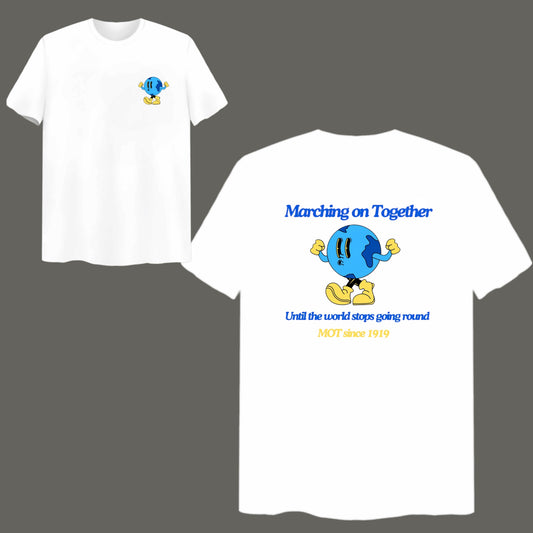MARCHING ON TOGETHER Unisex White T-shirt