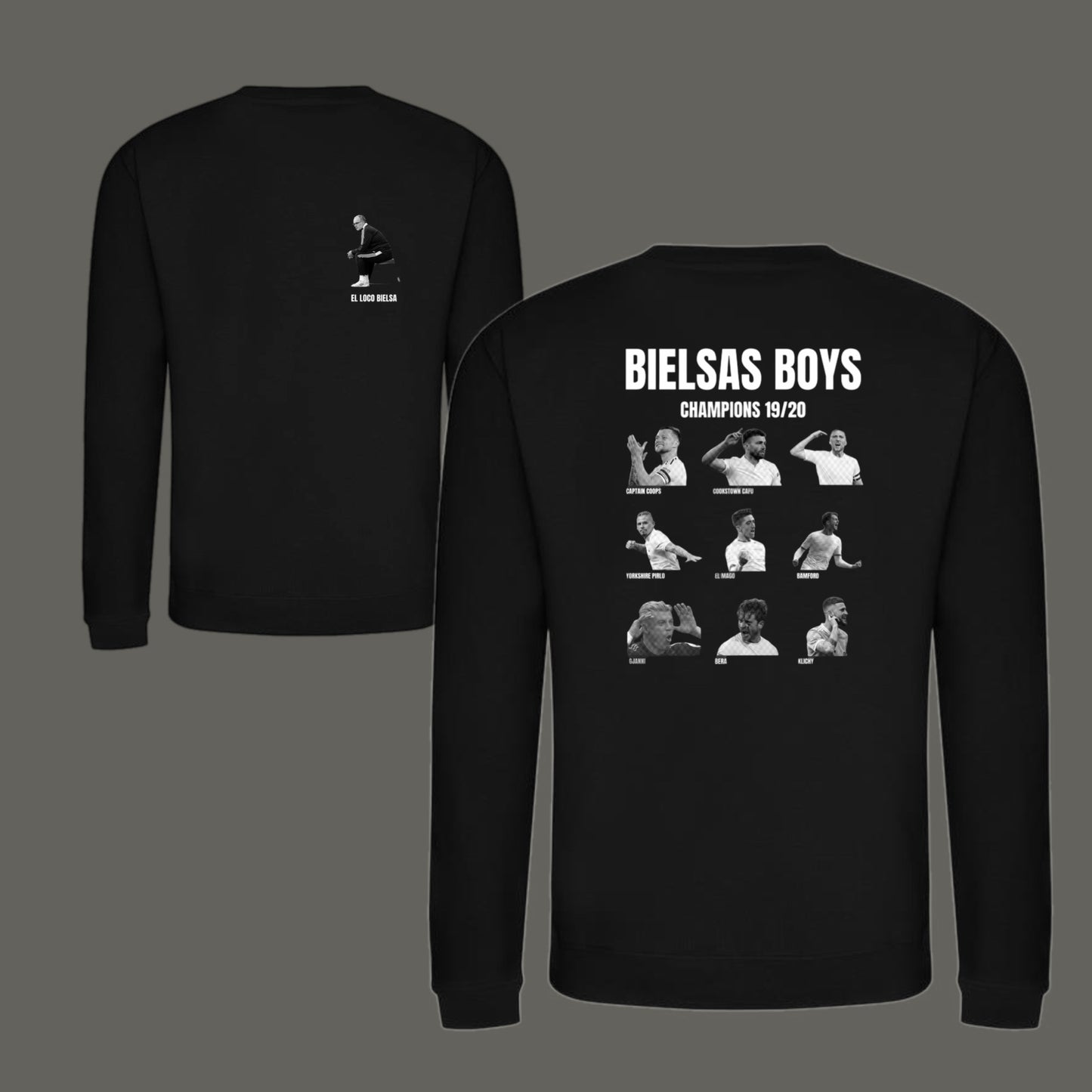 ‘ BIELSA BOYS ’ Unisex hoodie & Jumper Black