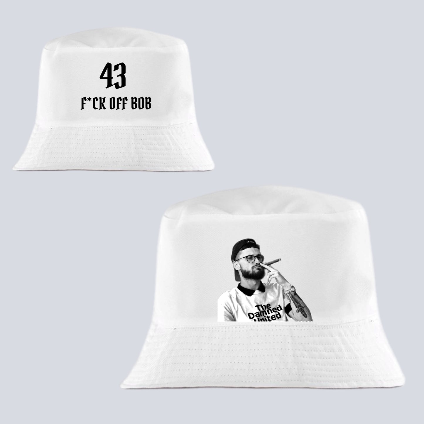 F*CK OFF BOB Klich Leeds Bucket Hat