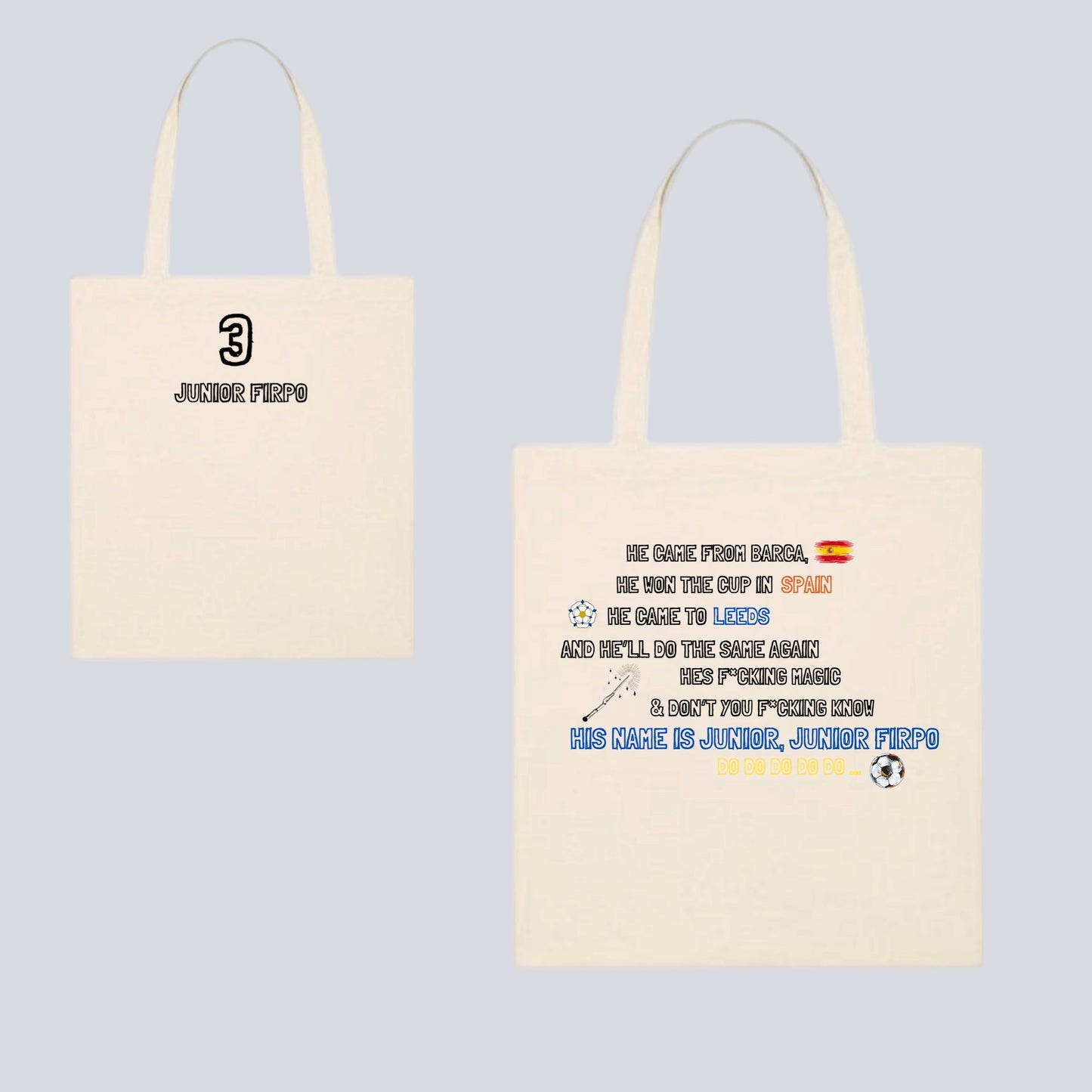 FIRPO Lyrics Leeds Tote Bag