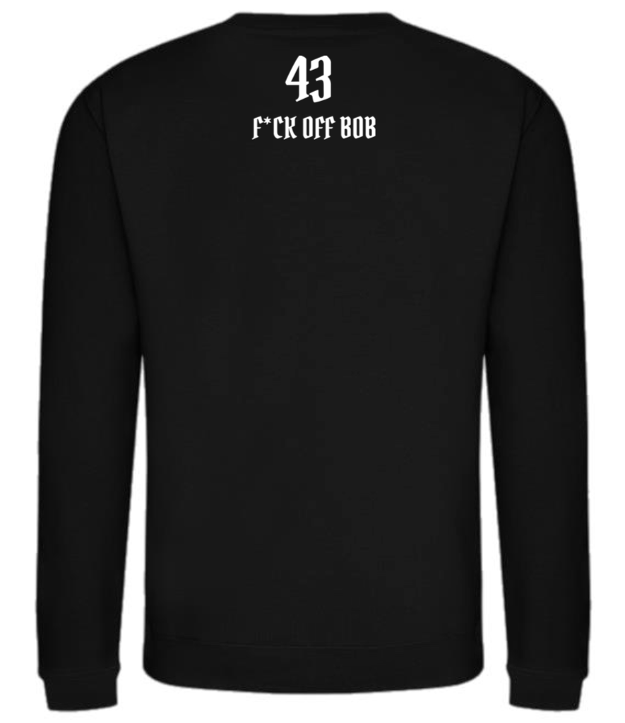 ‘F*** OFF BOB’ Mateusz Klich Icon black jumper