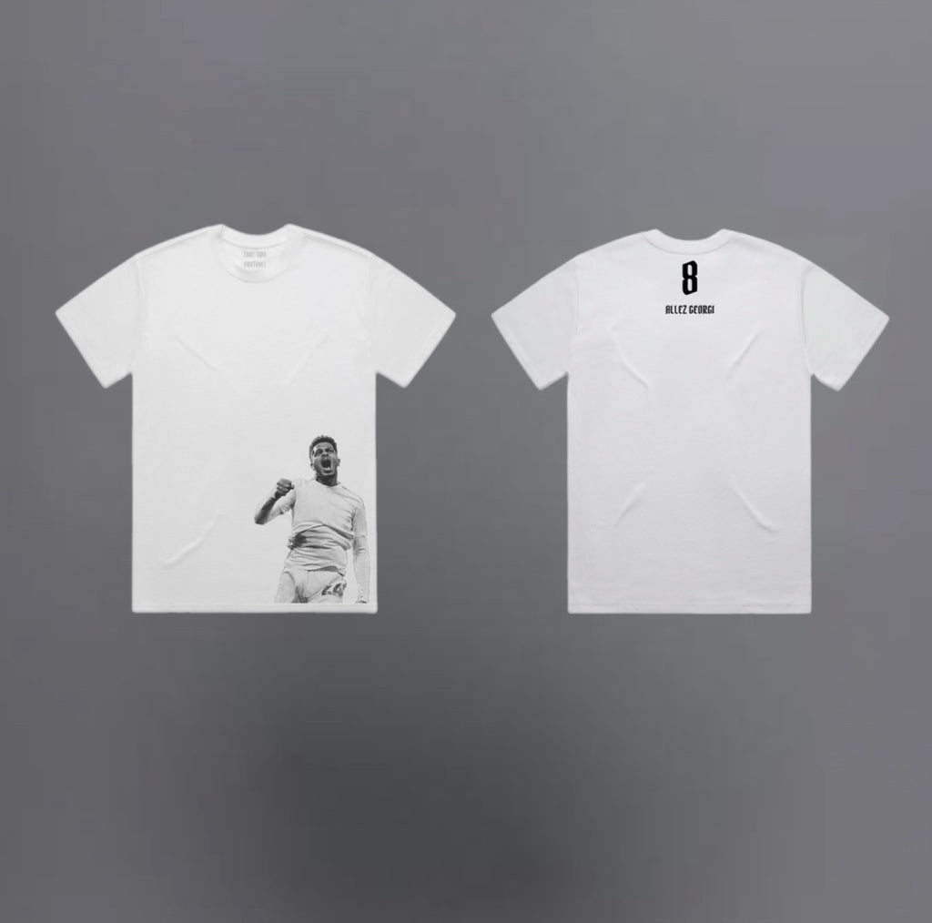 ‘ALLEZ GEORGI’ Icon White Oversize T-shirt