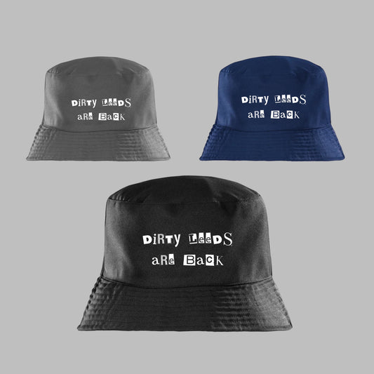 DIRTY LEEDS ARE BACK Leeds Bucket Hat in 3 colours