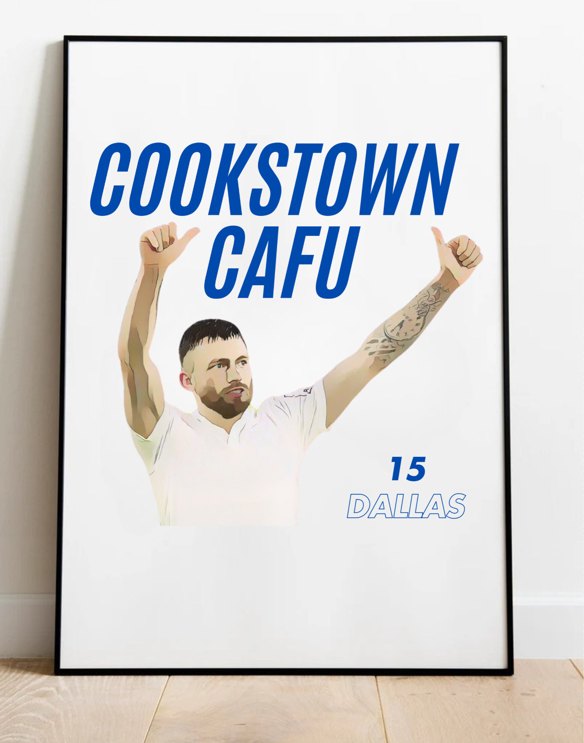 DALLAS Lyrics Leeds Print