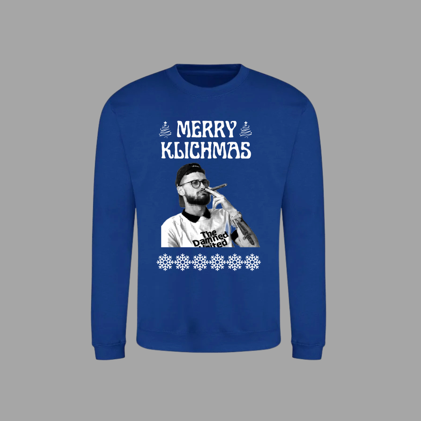 ‘ MERRY KLICHMAS’ Leeds Christmas jumper in 5 colours (plus tees)
