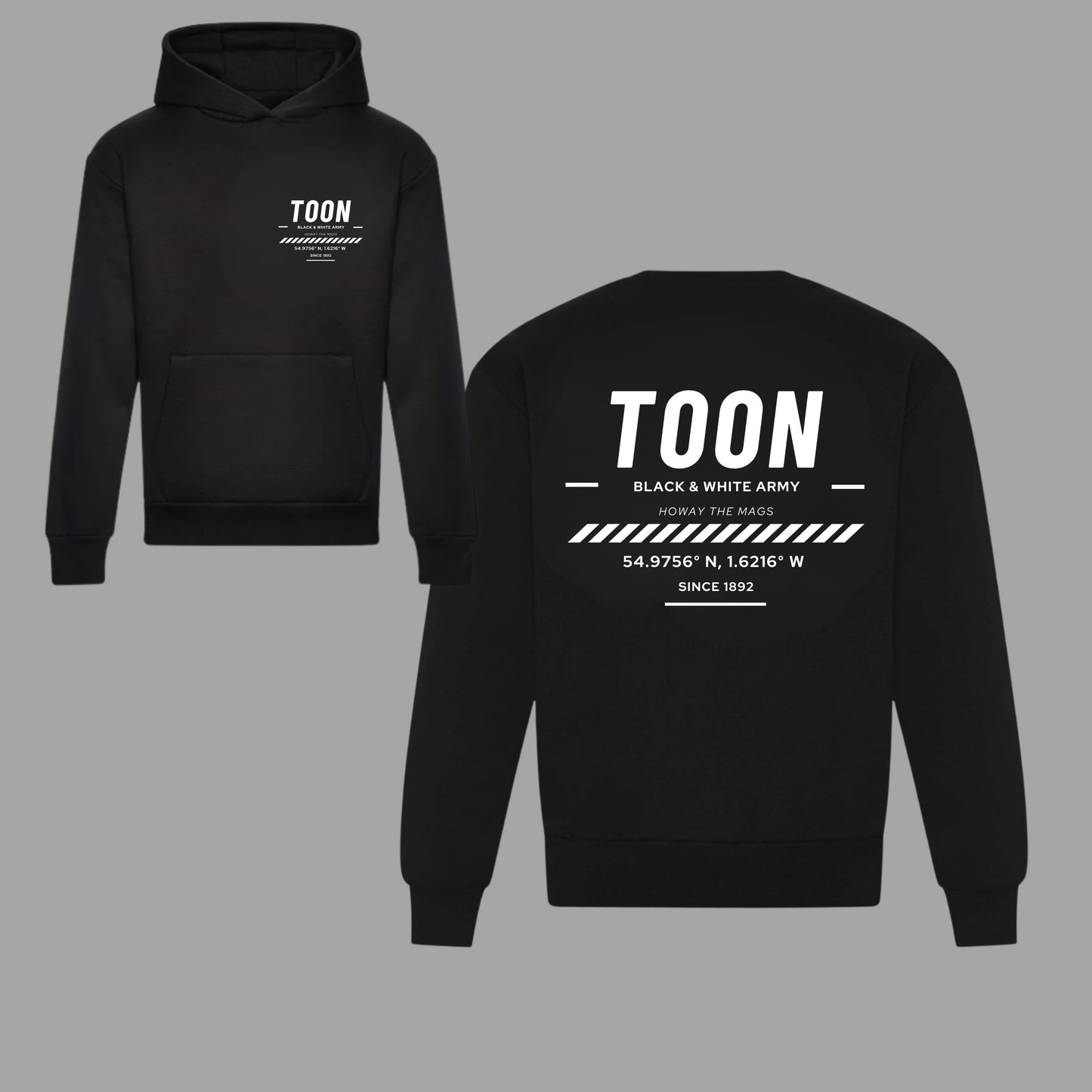 ‘ TOON ’ NEWCASTLE Premium Heavy Unisex Hoodie or Jumper