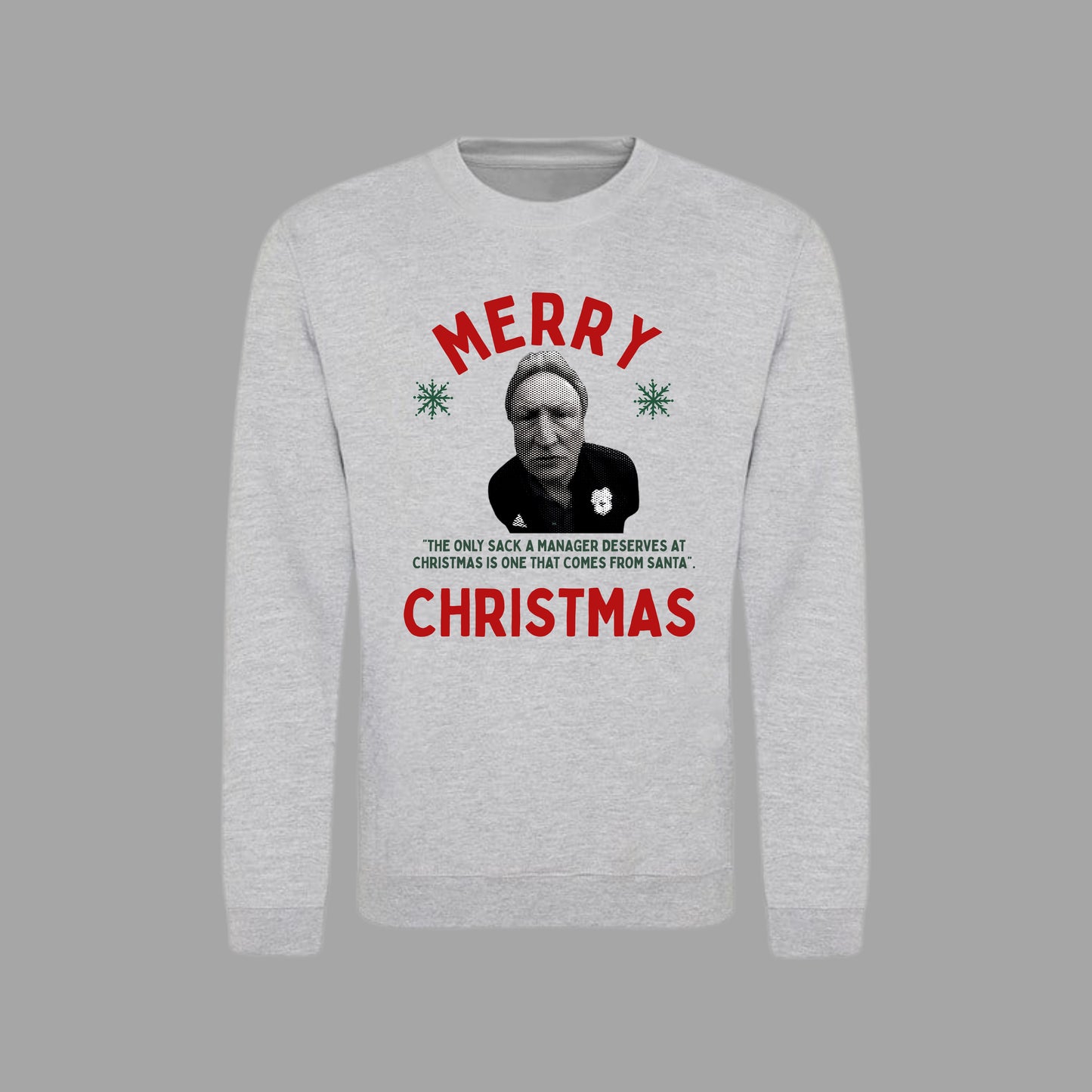‘ NEIL WARNOCK ’ Christmas jumper in 2 colours (plus tees)