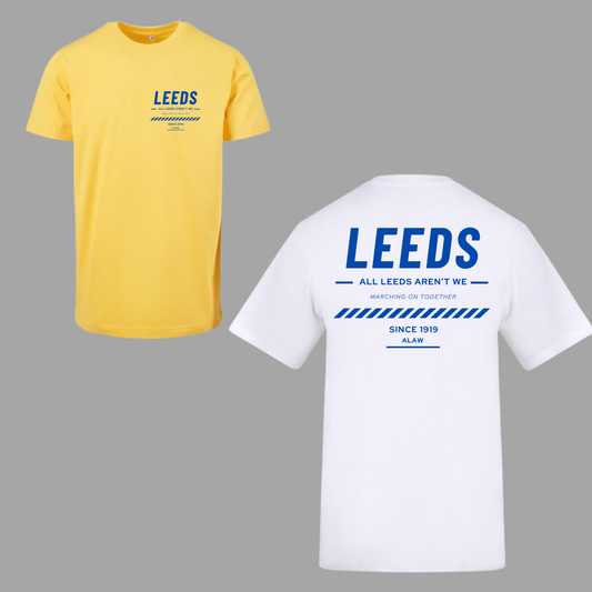 ‘ LEEDS ’ Statement tee in 3 colours