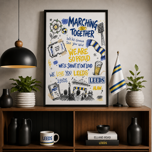 LEEDS MOT Lyrics Print