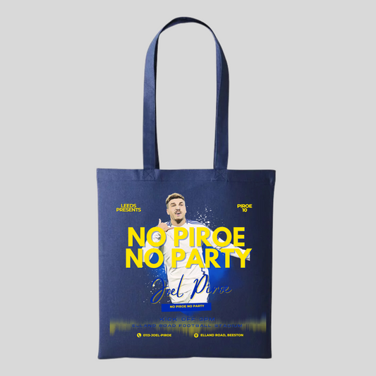 NO PIROE NO PARTY Tote Bag in 2 colours