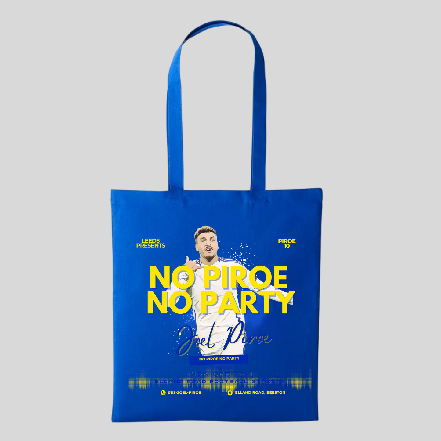 NO PIROE NO PARTY Tote Bag in 2 colours