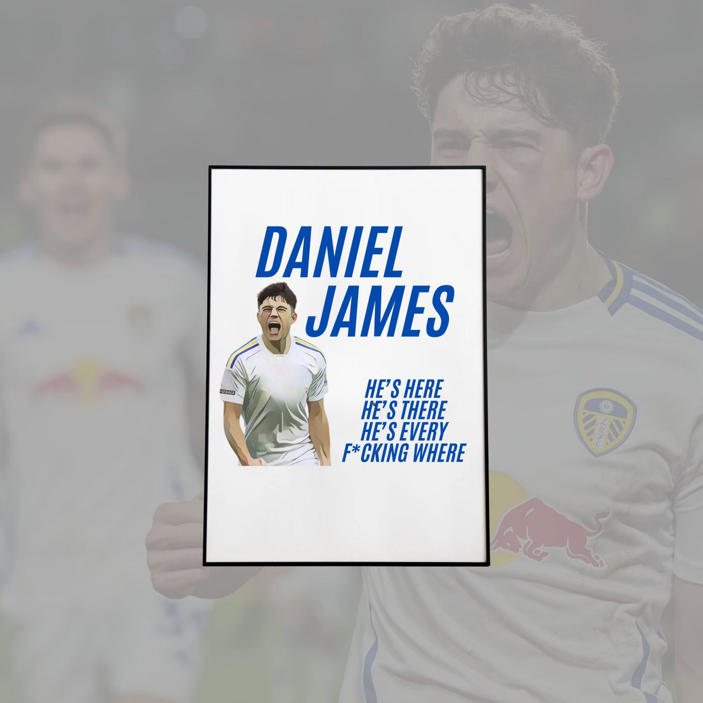 DAN JAMES Lyrics Leeds Print in various sizes