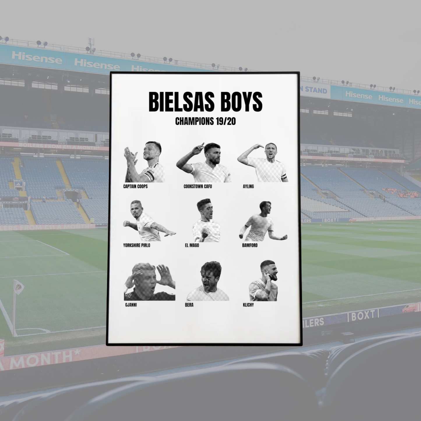 BIELSAS BOYS Leeds Print
