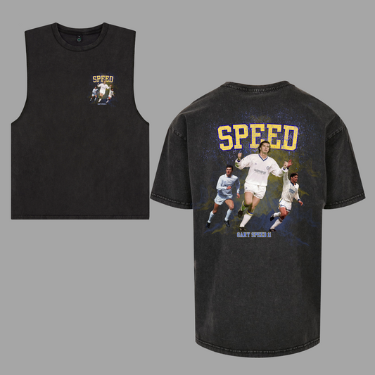 ‘ GARY SPEED ’ Leeds Vintage Icon Tee/Vest