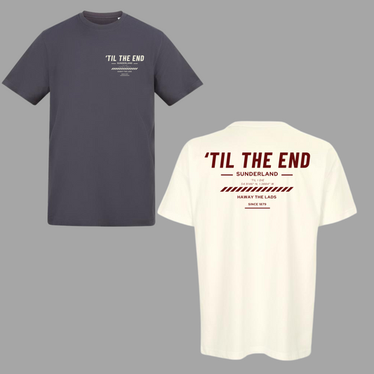 ‘ TIL THE END ’ Sunderland til i die tee in 2 colours