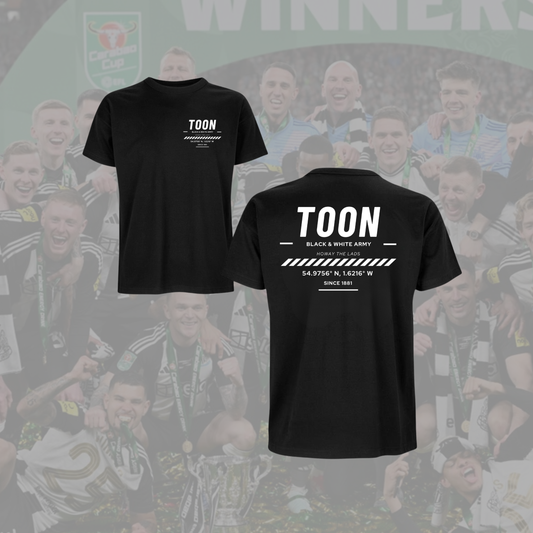 ‘ TOON ‘ Newcastle premium unisex tee black